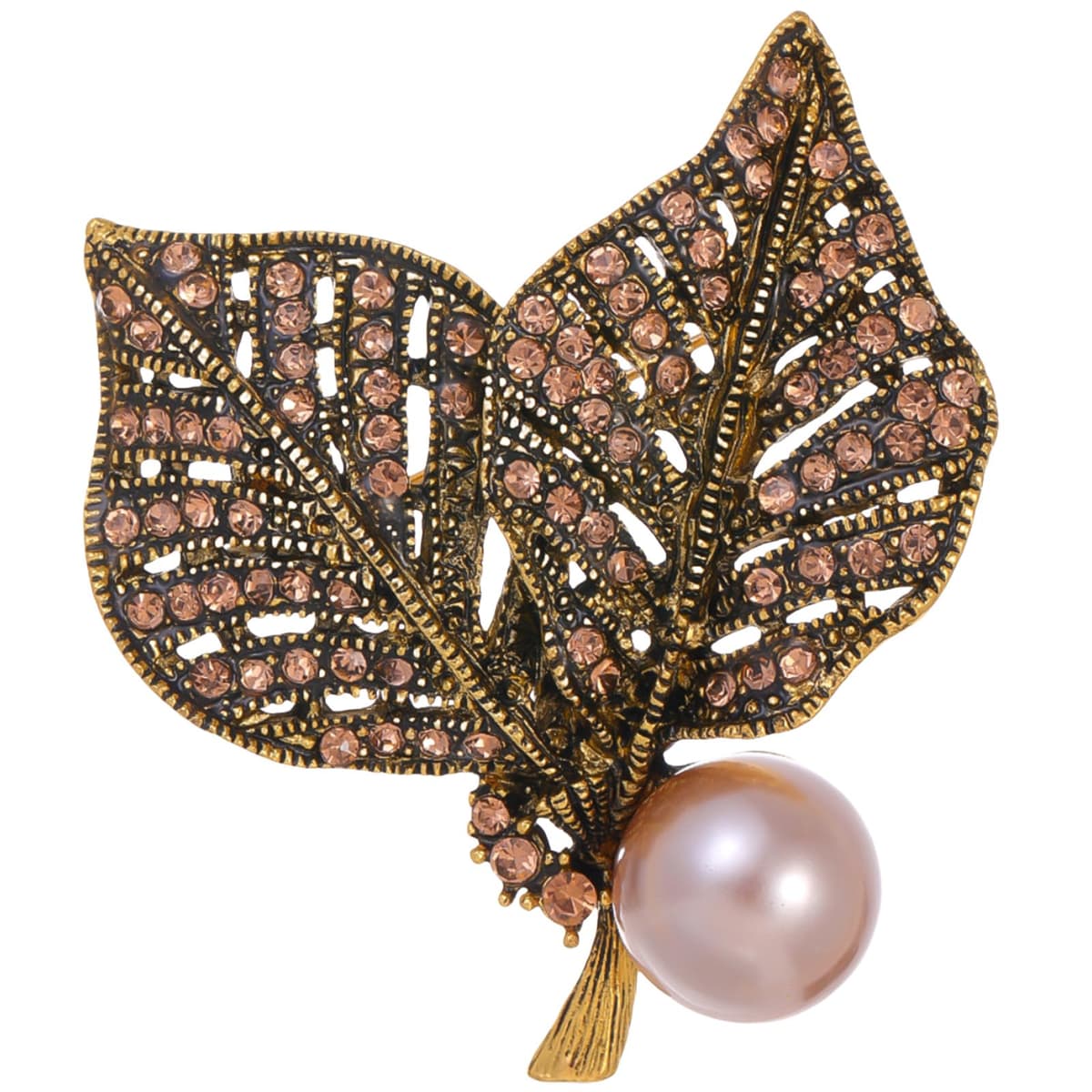 FAIRYGATE Anti Exposure Fixed Brooches Women Unisex Vintage Rhinestone Office Party Brooch Pins Lapel Pin Dress Suit Accessories Boutonniere — view 16