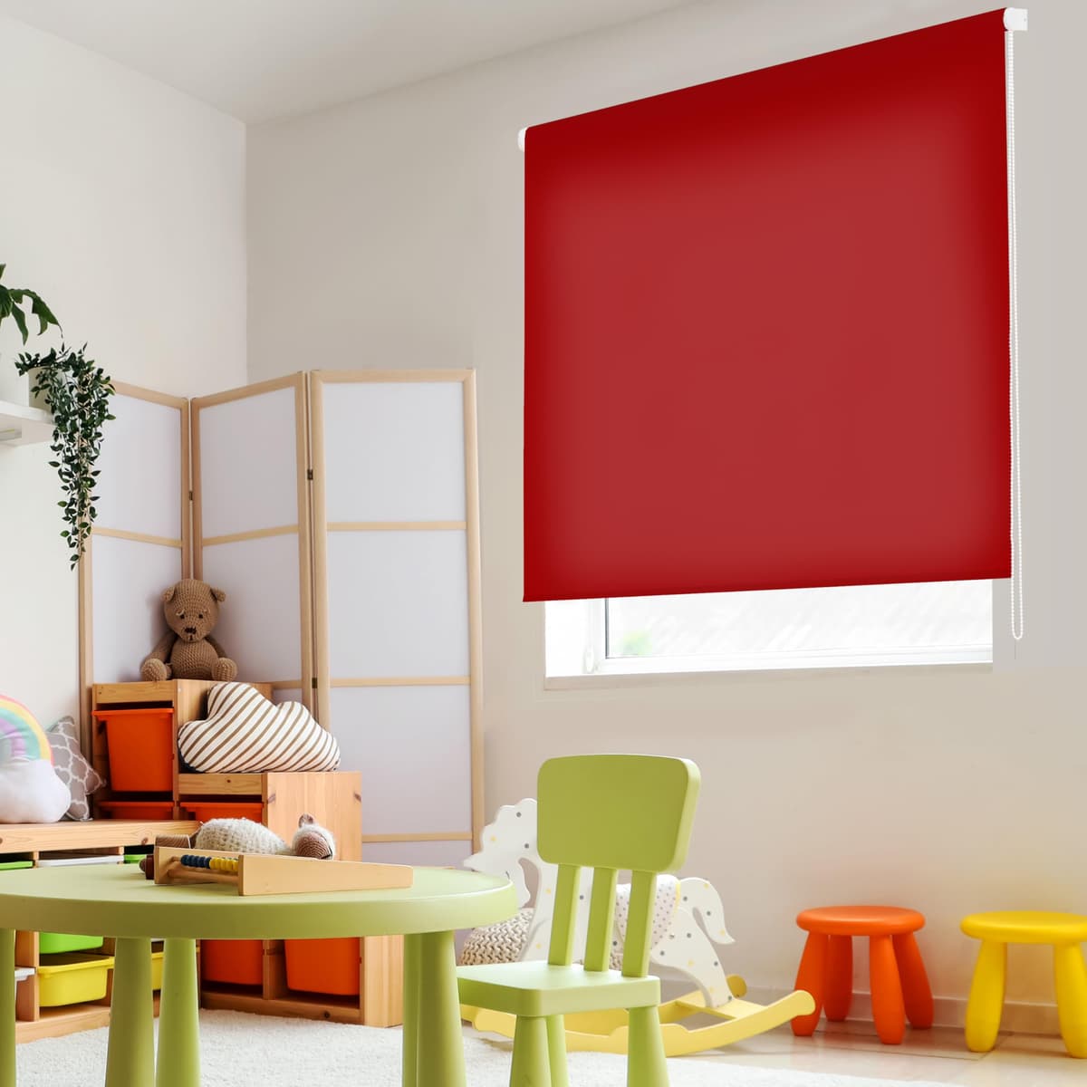 Blindecor Ara | Estor enrollable translúcido liso - Blanco Roto, 160 x 175 cm (ancho por alto) | Tamaño de la Tela 157 x 170 cm | Estores para ventanas — view 27