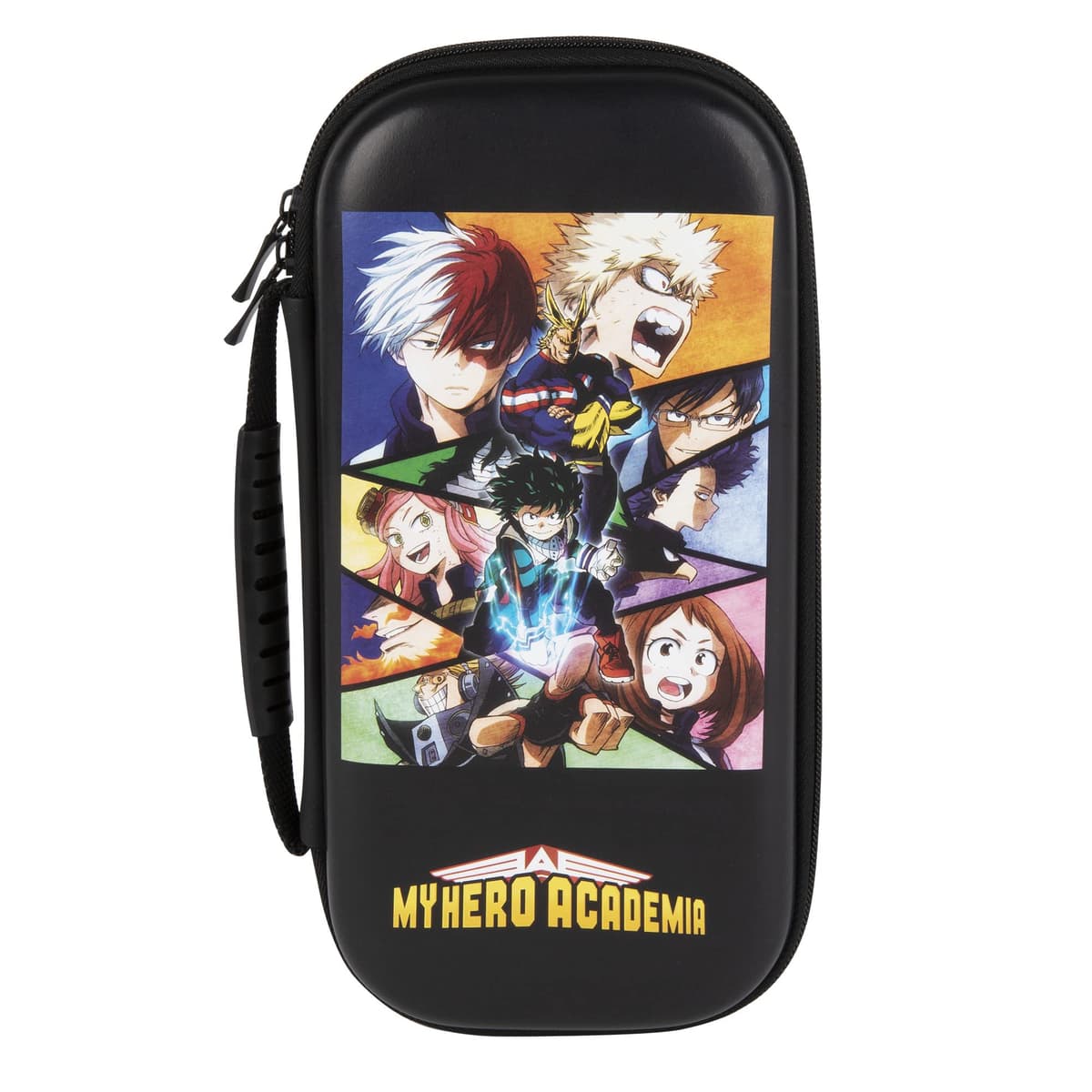 Konix My Hero Academia Funda de protección y Transporte para Nintendo Switch, Switch Lite y Switch OLED - 8 Juegos - Diseño My Hero Academia - Negro