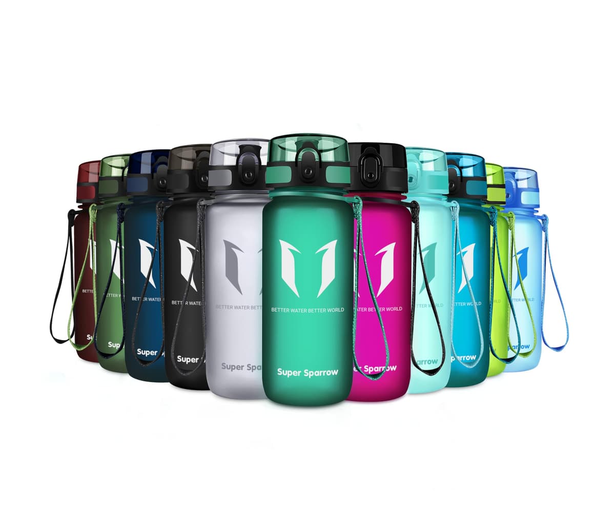 Super Sparrow Botella de Agua Deportiva -350ml & 500ml & 750ml & 1000ml - Sin BPA — view 43