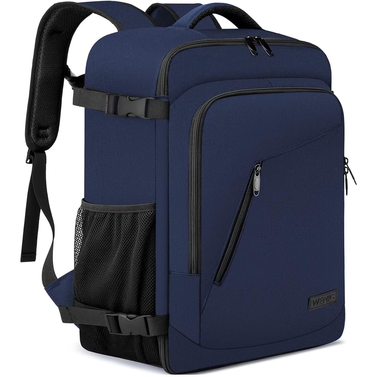 Mochila Viaje Cabina Avion 40x20x25 para Ryanair 20L Equipaje de Mano Bolsa de Viaje Hombre Mujer Maletas de Viaje Cabina Mochila Portatil 14 Pulgadas con Puerto USB para Trabajo,Escuelas Negro — view 7