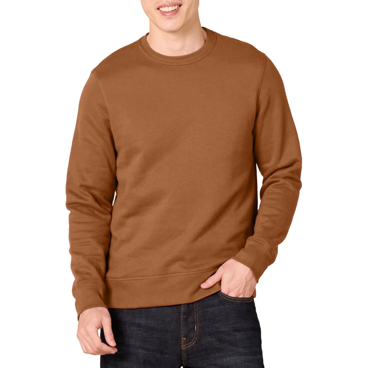 Amazon Essentials Hombre Sudadera de Forro Polar con Cuello Redondo (Disponible en Tallas Grandes y Largos Especiales) — view 14