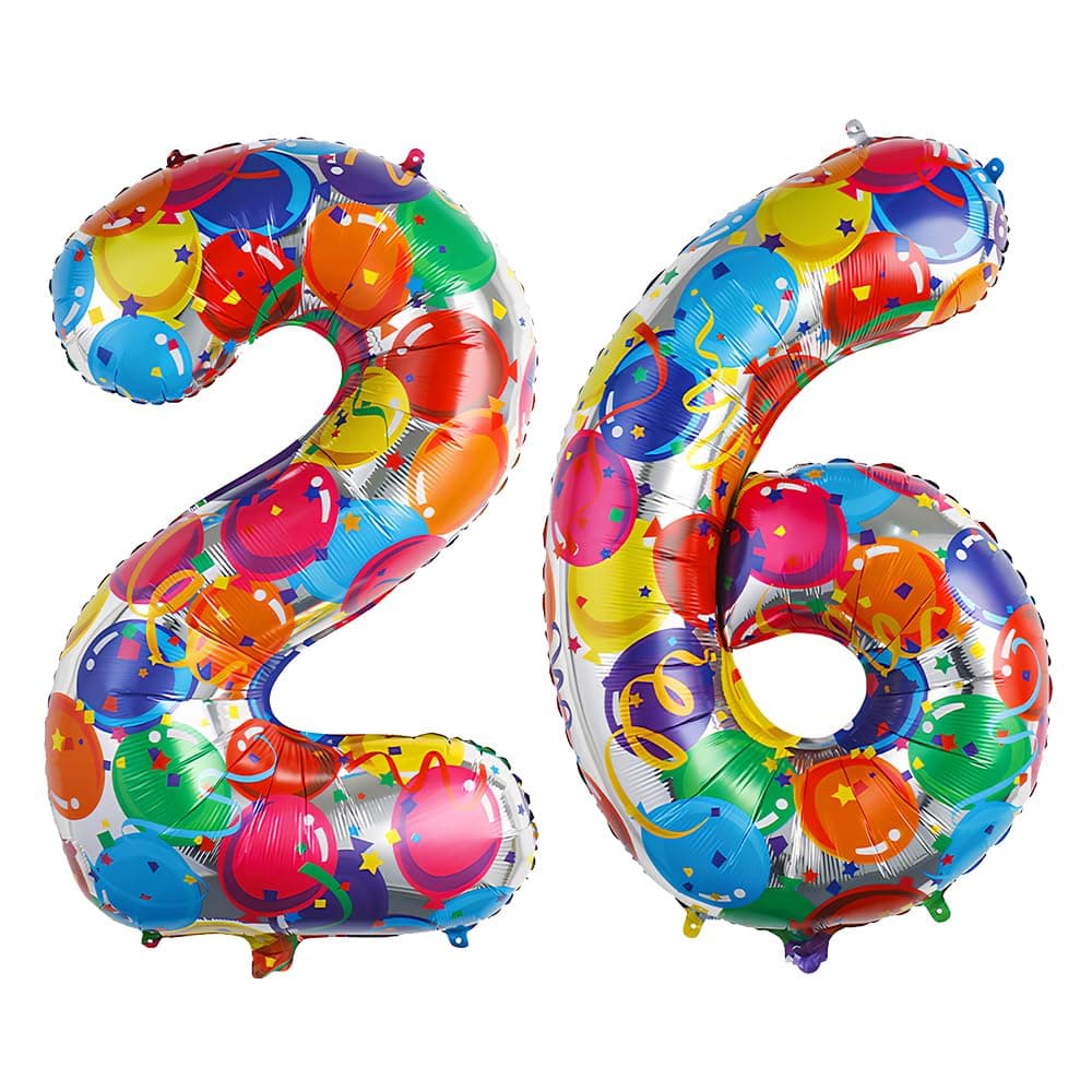 Foil Globo Número 5 Azul 40" (101cm), Inflable Helio o aire, Gigante Numeros 0-9, 10-19, 20-29, 30-100, Grande Globos Decoración para La Boda Aniversario y Cumpleaños Fiestas — view 579