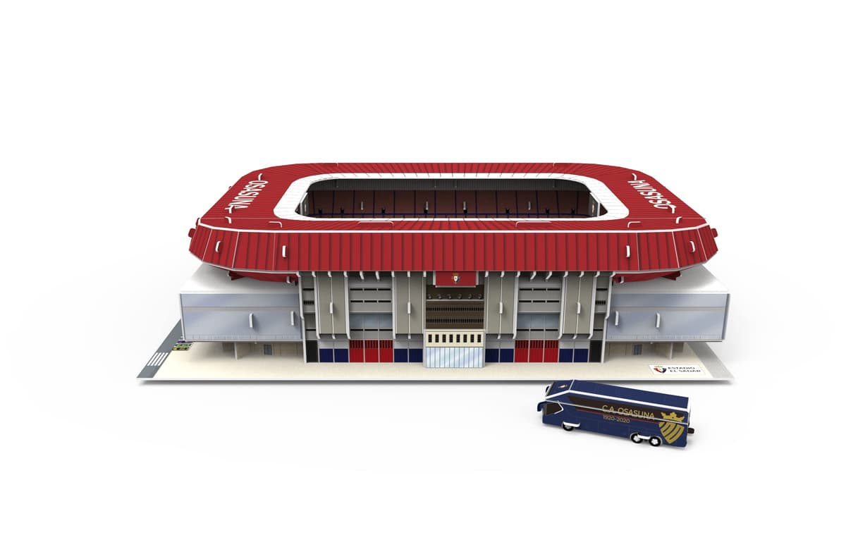 BANDAI - Eleven Force Puzzle 3D Estadio El Sadar (C.A Osasuna) (EF14313) — view 4