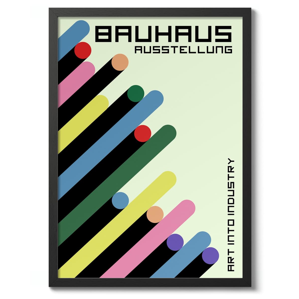 Bicycle Bauhaus Poster, Bauhaus Print, Framed Abstract Art, Mid-Century Wall Art, Modern Home Decor, Gift Idea, Archival Matte, A5 (Print Only) - 21x14.8cm — view 31