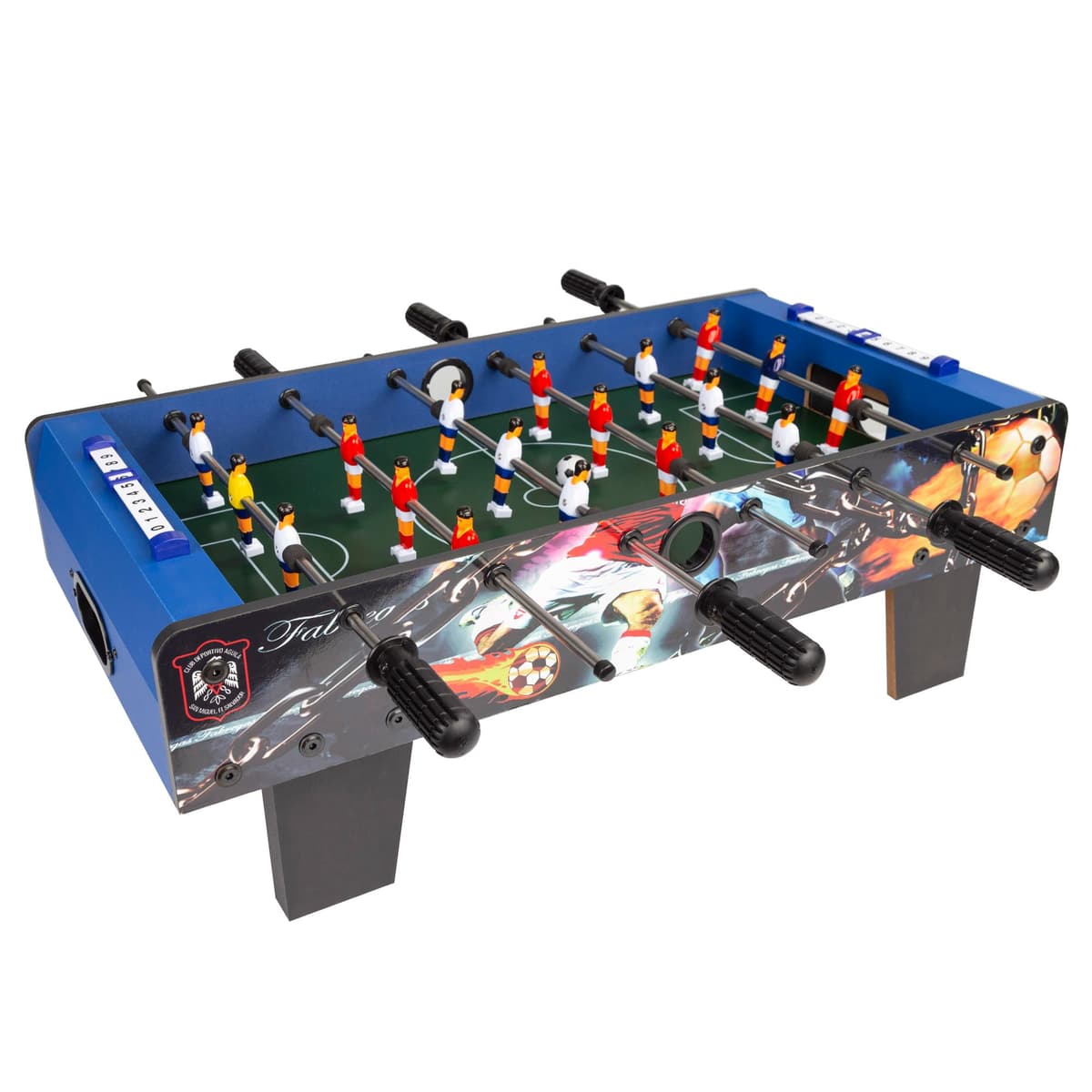 ColorBaby 85435 Mesa de futbolín Infantil, 60x32x14 cm, 2 Jugadores, Marcadores manuales, De Madera Resistente, Juegos de Mesa, Futbolines para niños, 6 años y mas — view 8