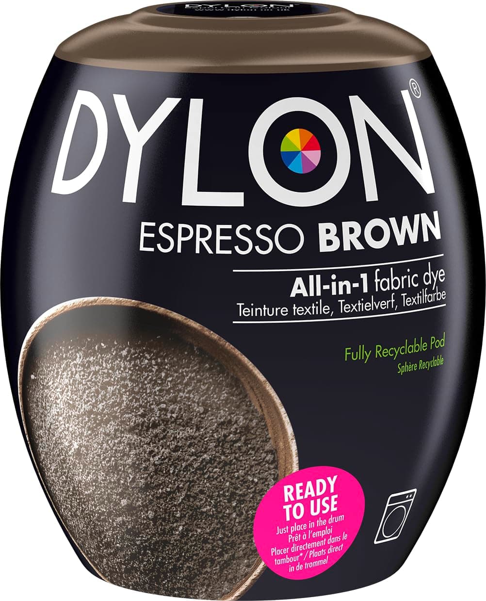 Dylon Washing Machine Fabric Dye Pod Intense Black, 350g, Packaging May Vary — view 34