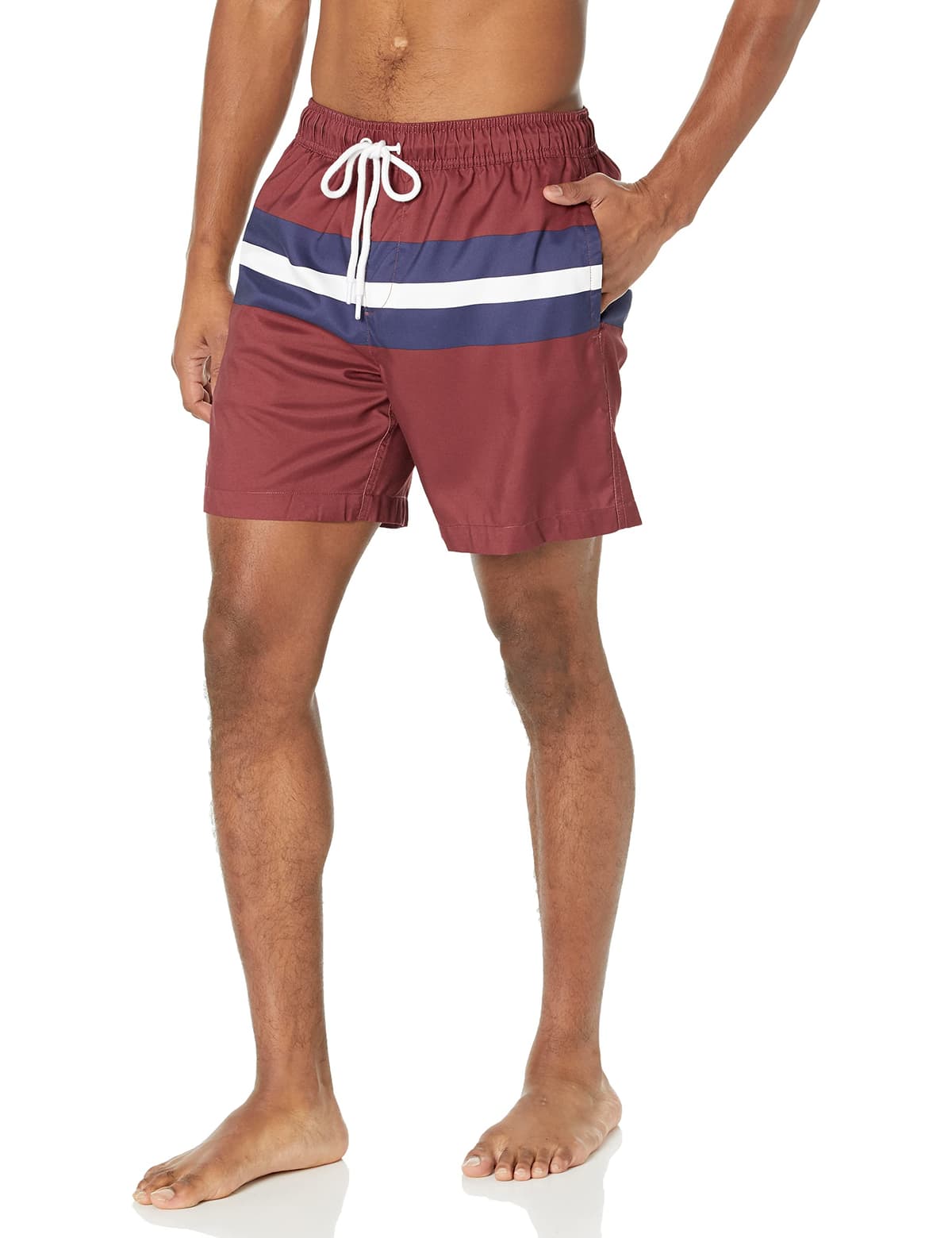 Amazon Essentials Bañador de Secado Rápido de 18 Cm - Colores interrumpidos Hombre — view 30