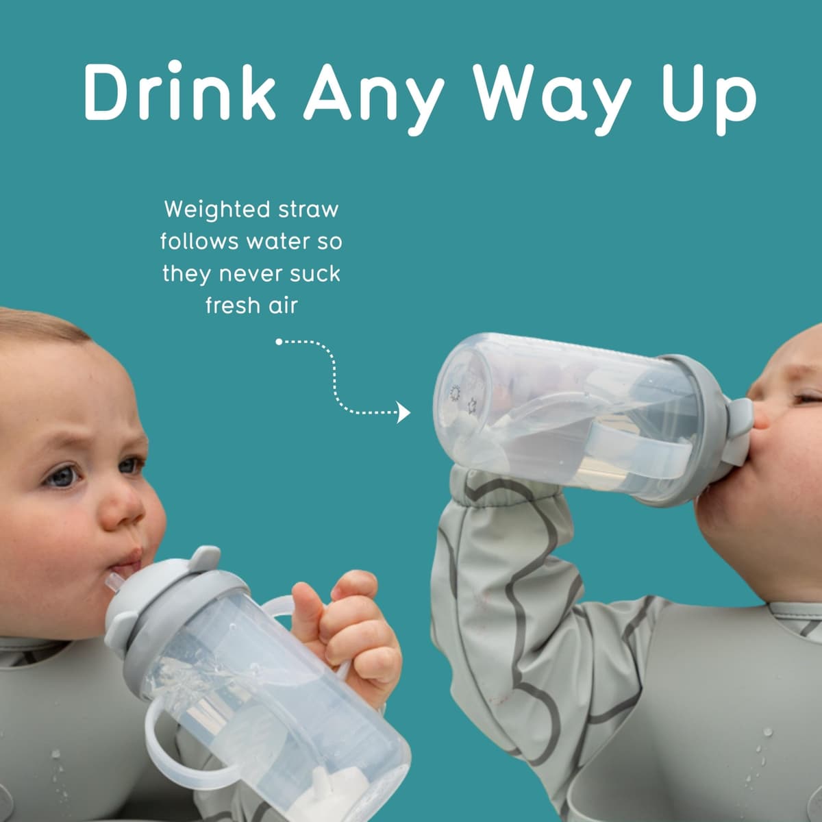 TUM TUM Tippy Up Free Flow Sippy Cup (No Valve), Sippy Cup for Toddlers, 200ml, BPA Free (Boris Bear S3) — view 3