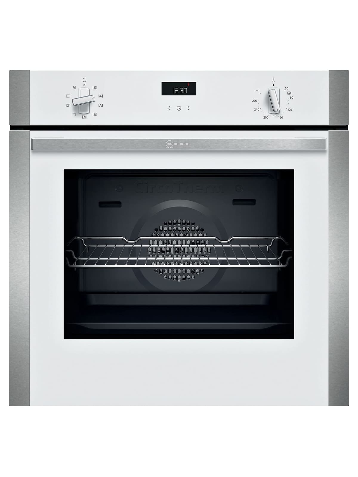 NEFF B1ACE4HW0B N50 Single Oven with Circotherm and Cliprails, White — view 3
