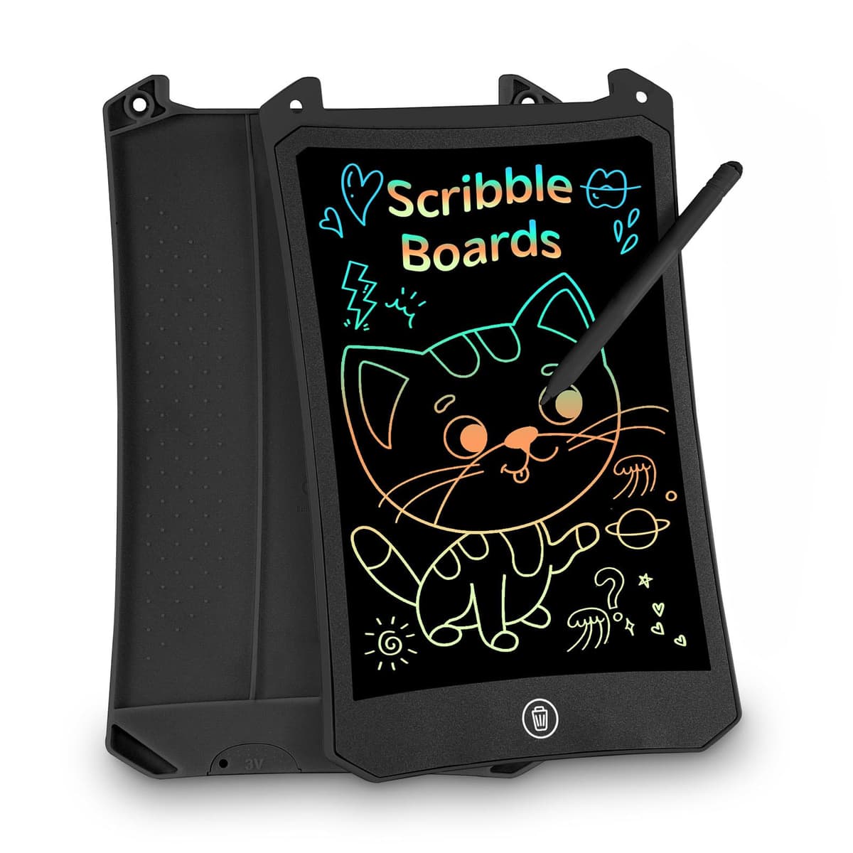 Juguetes Niños Cuentos Infantiles 2 3 4 5 6 7 8 Años,PINKCAT Pizarra LCD 8,5 Pulgadas Regalos Cumpleaños Niños Colegio Juegos de Viaje Puzzle Niño Juegos Educativa Tablet Criança