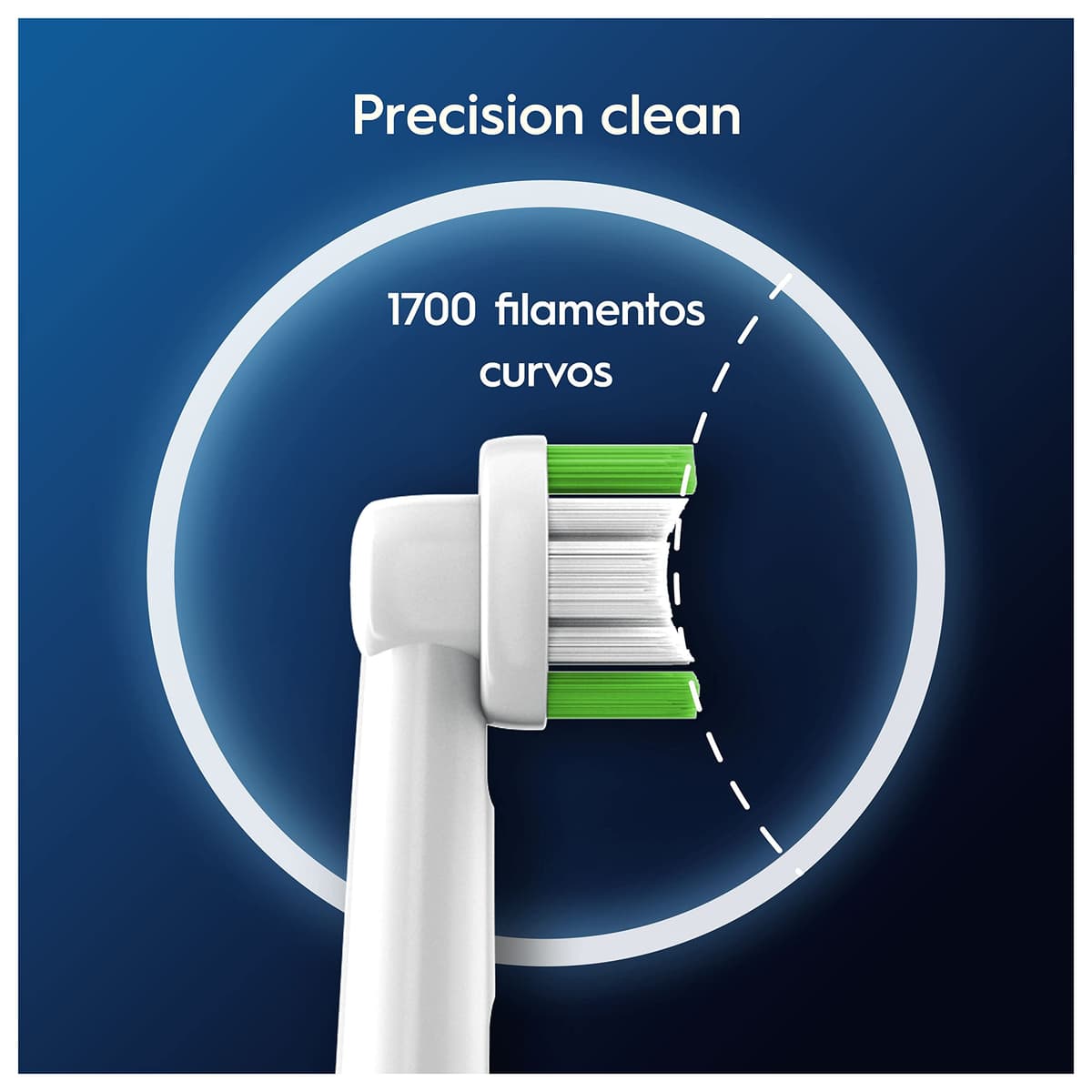 Oral-B Pro Precision Clean Cabezales de Recambio Originales, Blanco, Pack de 10 - Recambios para Cepillo de Dientes Eléctrico Oral B Pro, 3 Tipos de Filamentos para Un Cepillado Preciso — view 4