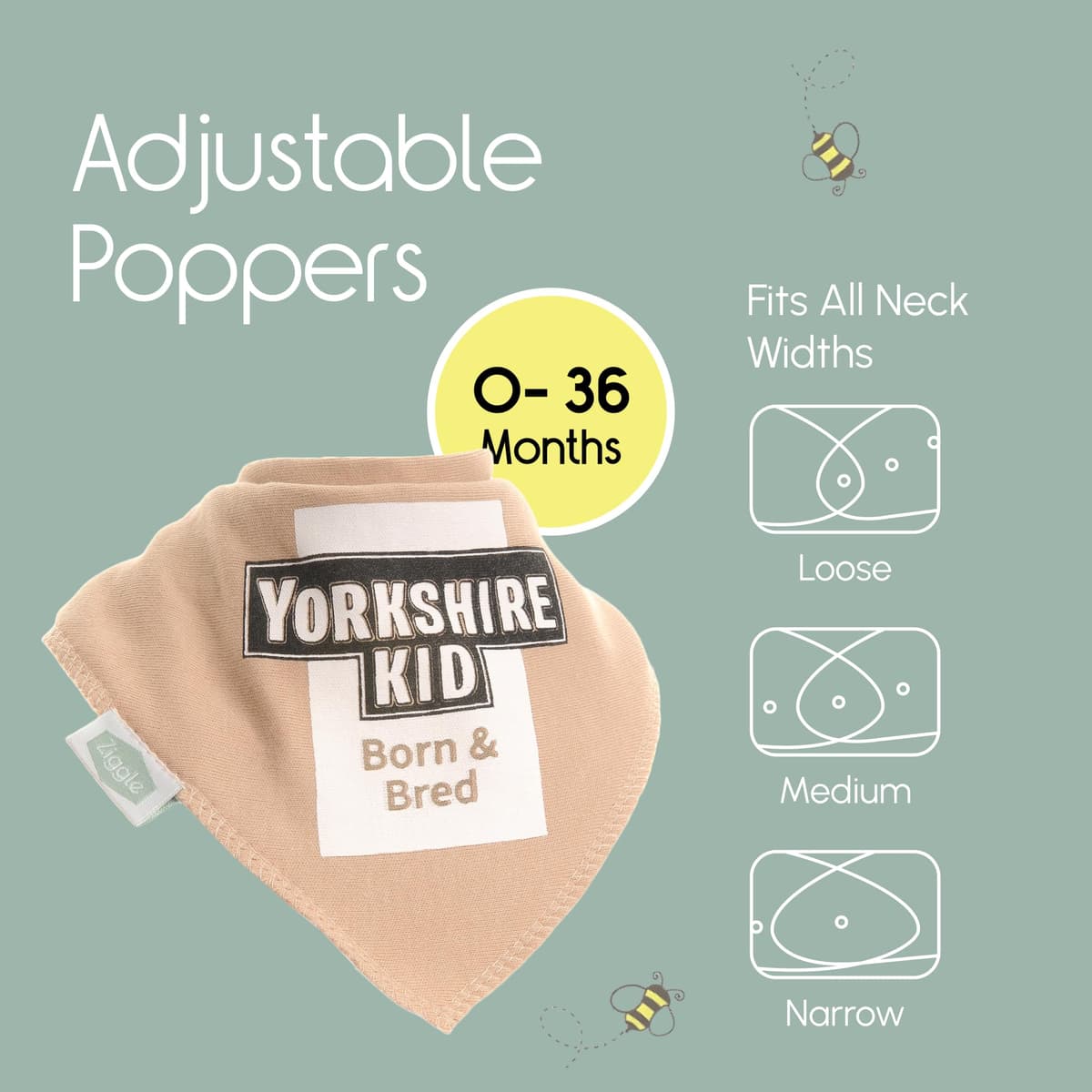 Bandana Dribble Bibs - Cotton Front Baby Bibs Newborn to 24 Months - Newborn Baby Gifts - Bibs For Comfortable Kids — view 75