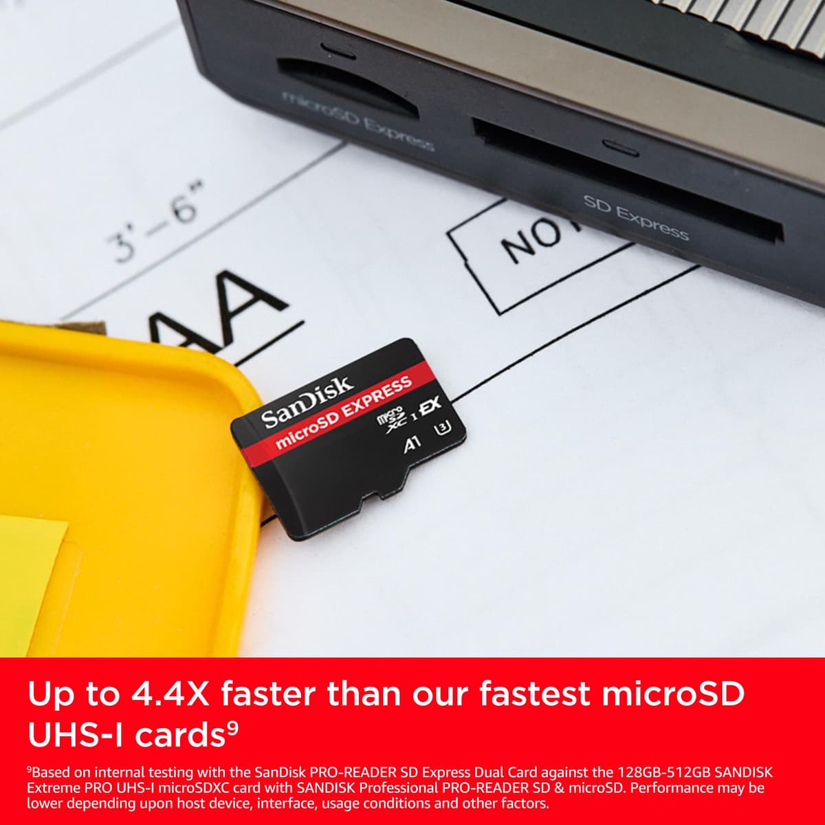 SanDisk Tarjeta microSD Express de 512 GB, hasta 880 MB/s de Velocidad de Lectura y hasta 650 MB/s de Escritura, con Velocidad de Escritura sostenida de 220 MB/s, U3, C10 — view 3
