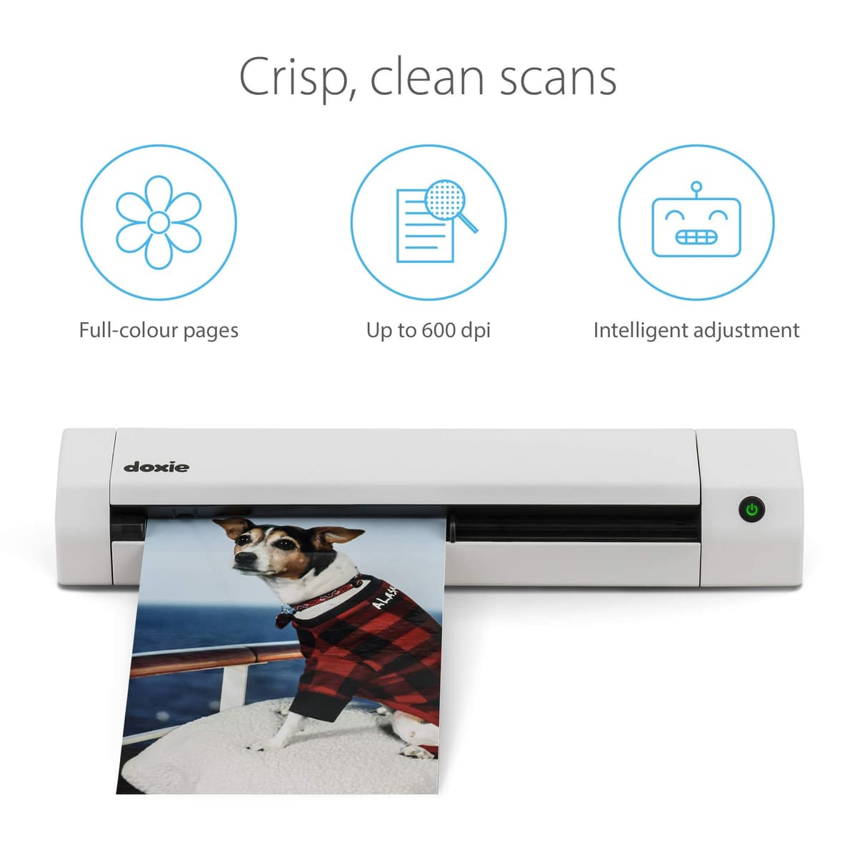 Doxie Go SE - Portable A4 Document Scanner With Rechargeable Battery And Brilliant Software — view 4