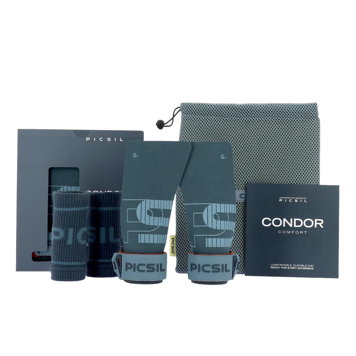 PICSIL - Calleras Condor | Uso con Magnesio | Gran Protección Comodidad y Agarre | para Cross Training Calistenia y Gimnasio | para Todos los Atletas y Niveles