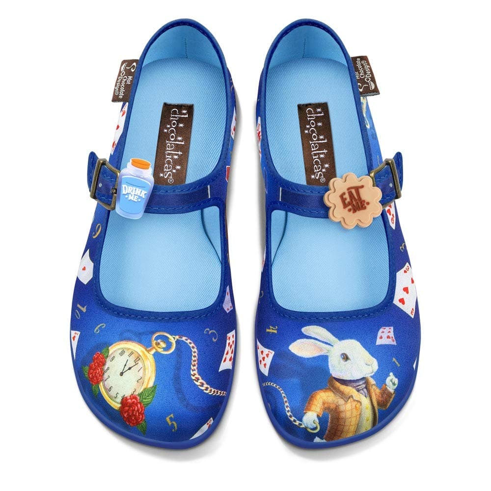 Hot Chocolate Design Chocolaticas Funky Canvas Women's Mary Jane Flat Shoes — view 60