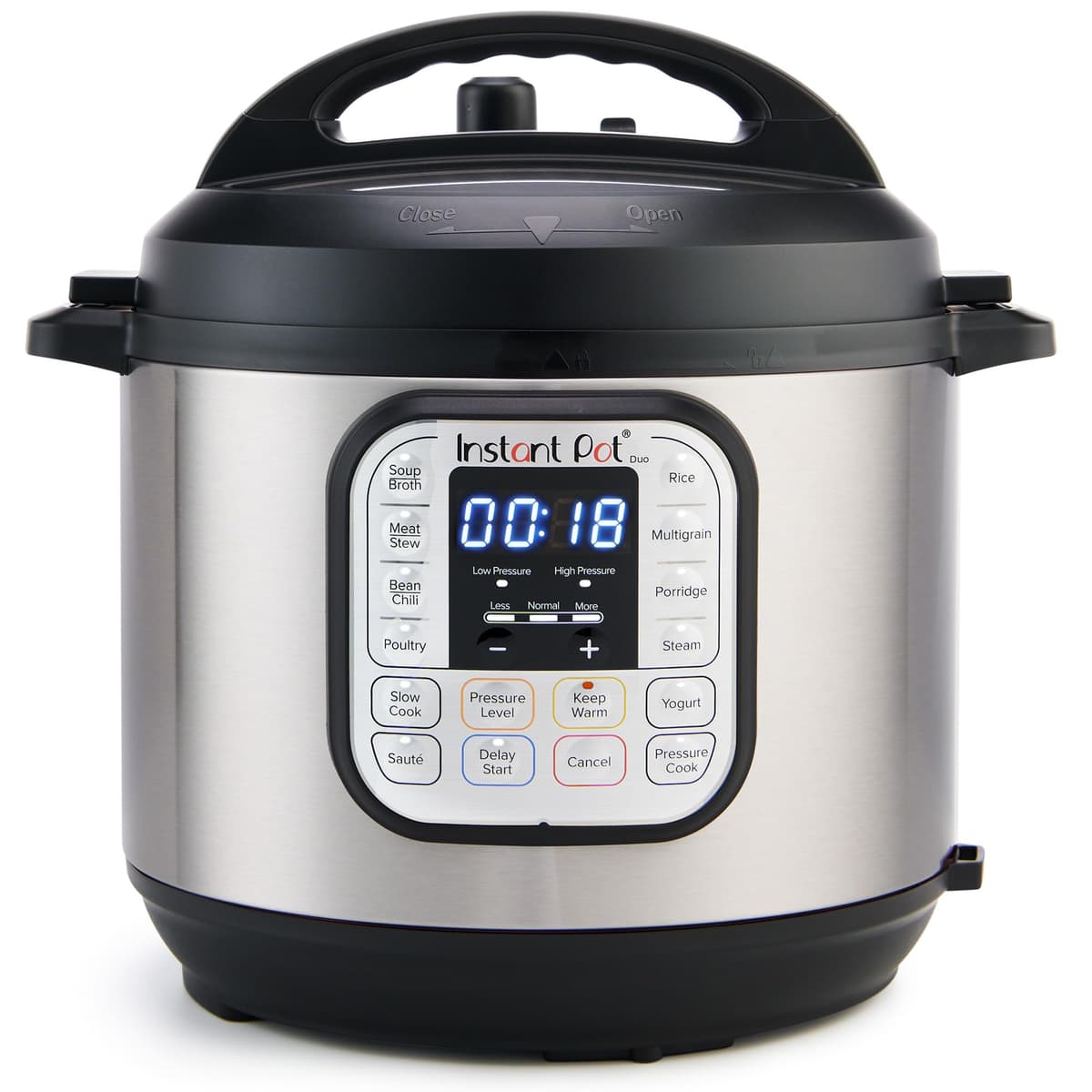 Instant Pot Duo 7-in-1 Electric Pressure Cooker, Slow Cooker, Rice Cooker, Steamer, Saute, Yogurt Maker, Warmer & Sterilizer, Includes App With Over 800 Recipes, Stainless Steel, 6 Quart 6 Quarts Instant Pot