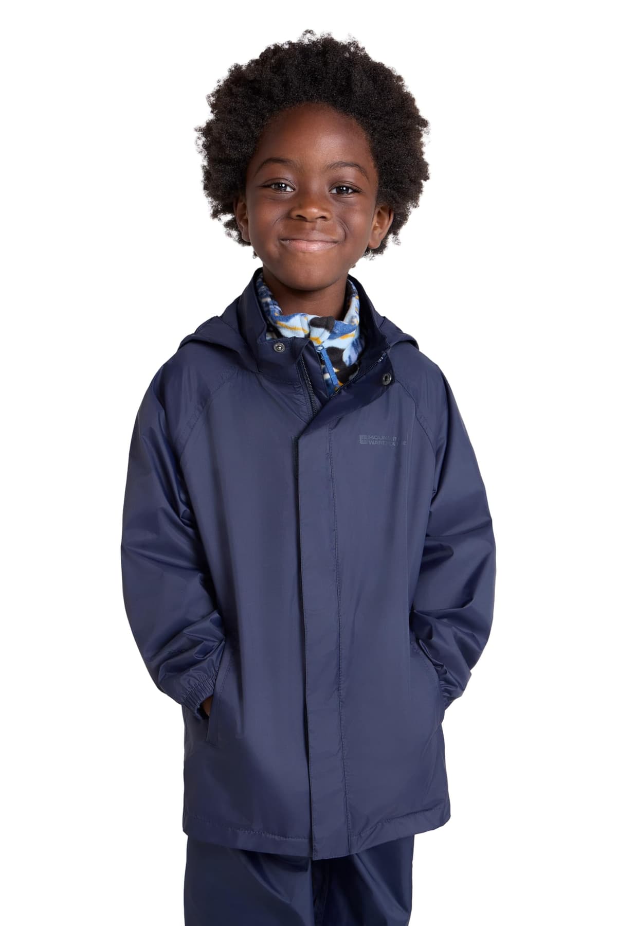 Mountain Warehouse Pakka Kids Waterproof Jacket - Wind Resistant, Lightweight,Breathable Rain Coat for Girls & Boys, Packaway Bag - For Rain, Spring Summer — view 22