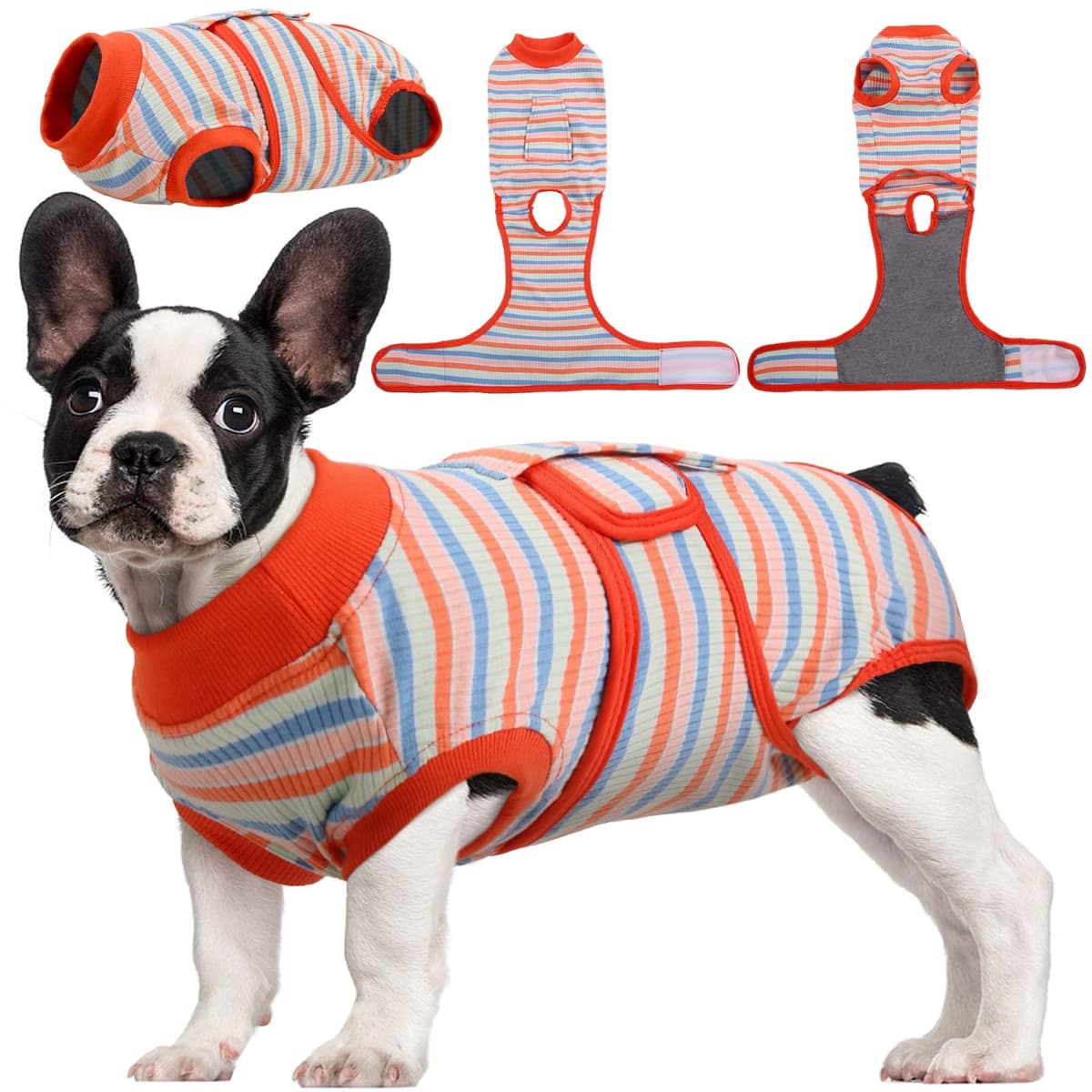 Kuoser Dog Recovery Suit Female, Dog Onesie for Surgery, Female Spay and Male Neuter Onesie for Post-Op Care, Prevent Licking Puppy Onesies — view 14