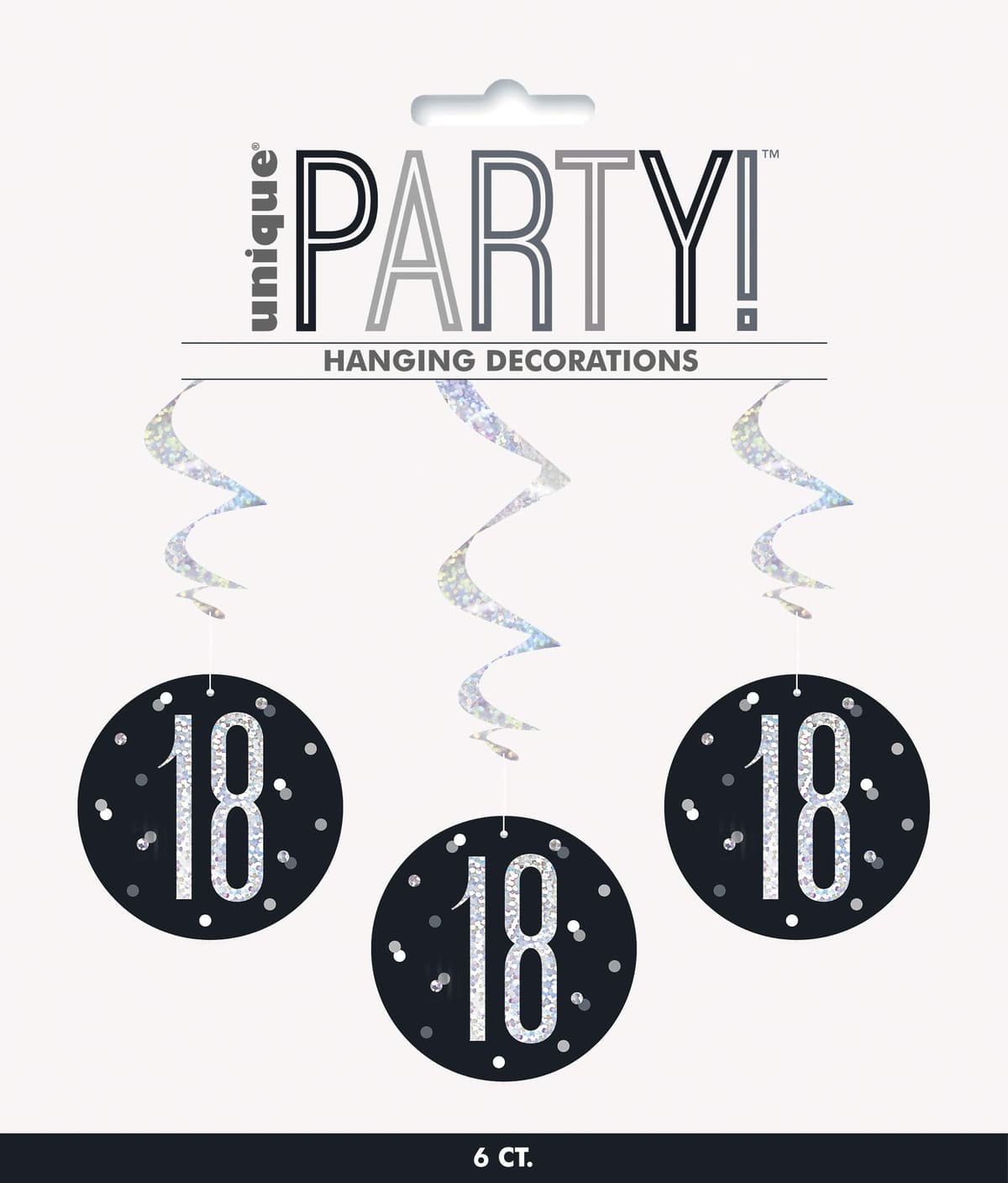 Unique Party 92068 - 9ft Foil Glitz Pink Happy 80th Birthday Banner — view 49