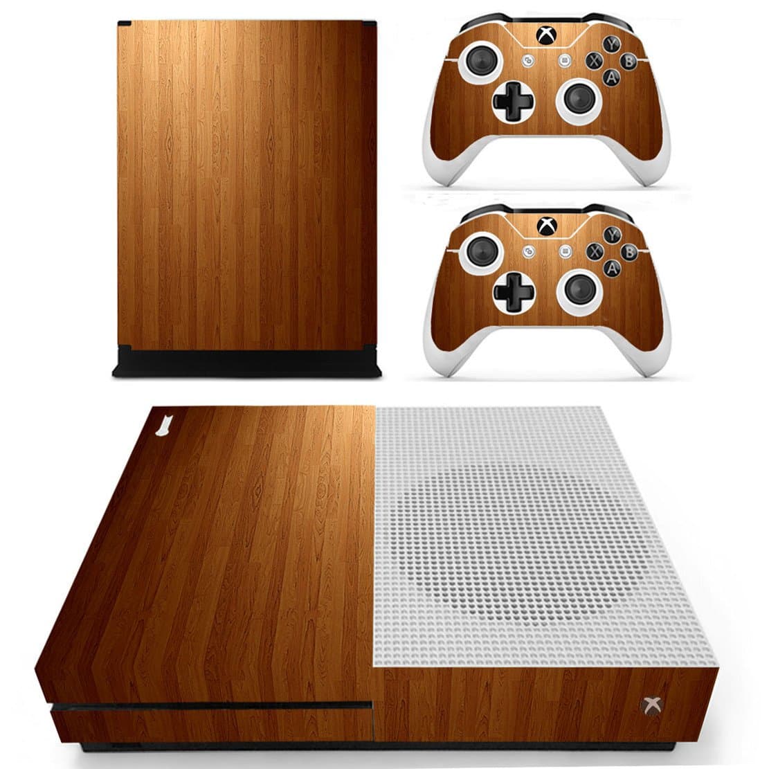 DOTBUY Vinyl Decal Full Body Skin Sticker For Microsoft Xbox One S Console And 2 Controllers And Kinect 2.0 (All White) — view 27