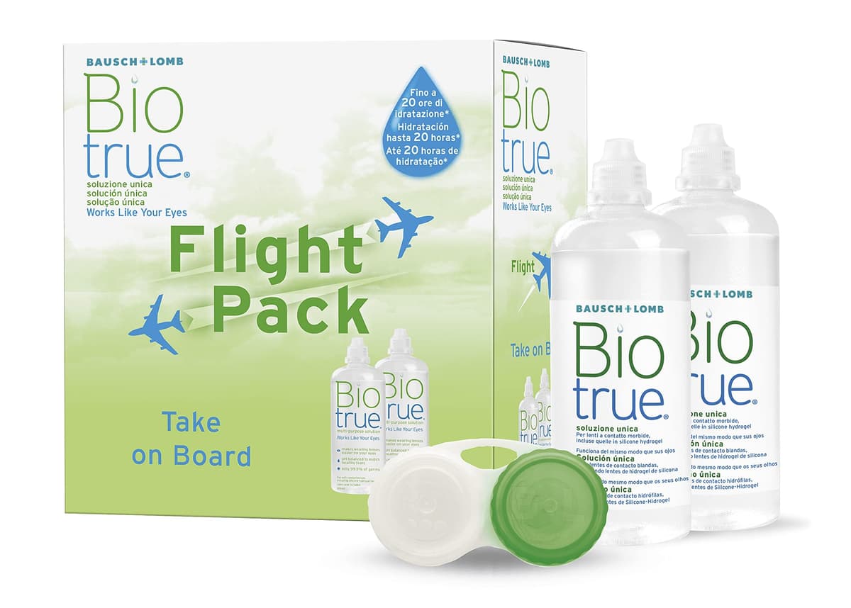 Biotrue Bausch + Lomb Solución Única 2 x 300ml + 60ml gratis para lentes de contacto blandas — view 7