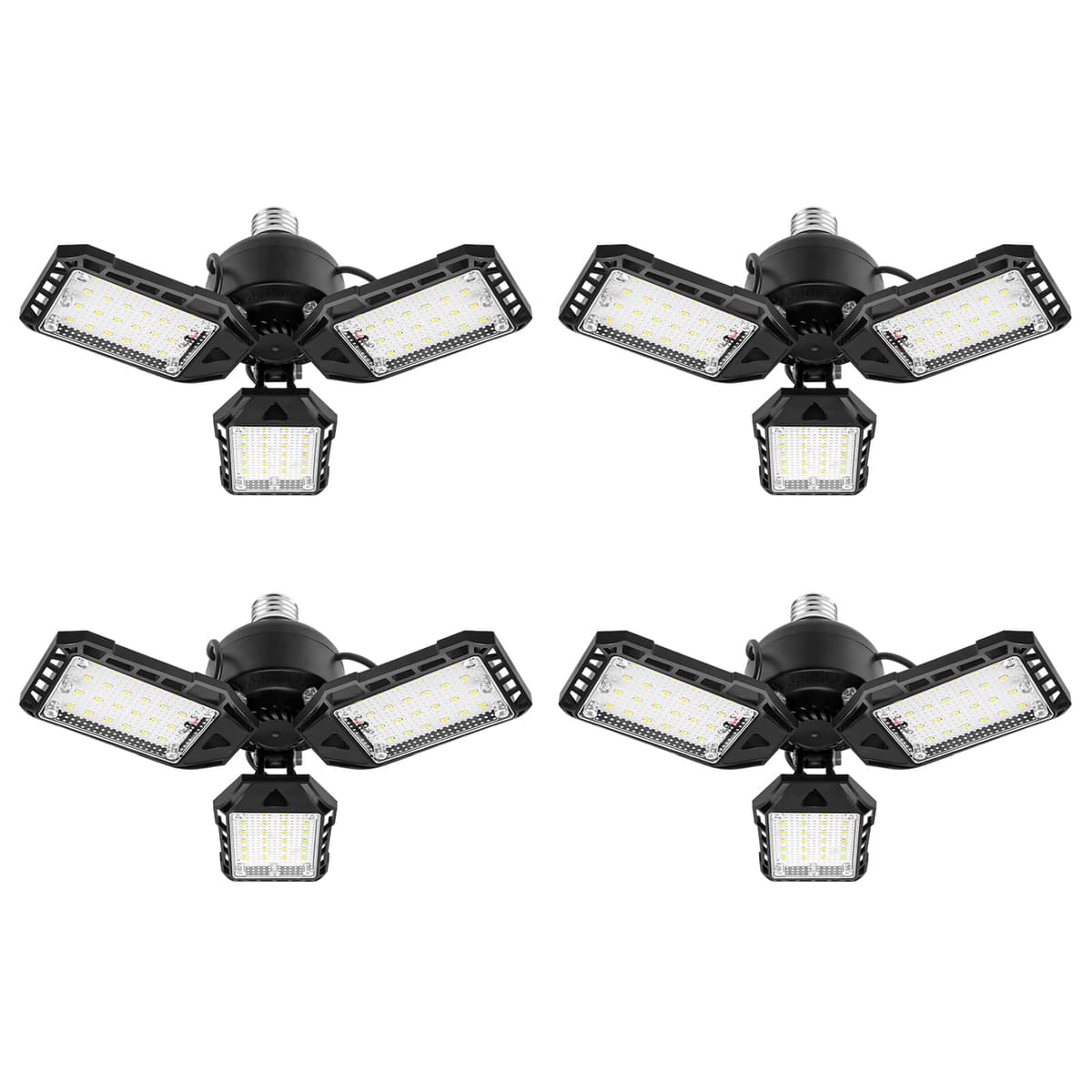 LED Garage Lights Bulb 2 Pack 180W 18000LM 6500K Led Shop Light with 6 Plus 1 Deformable Panels Basement Barn Ceiling Lights for E26/E27 — view 11
