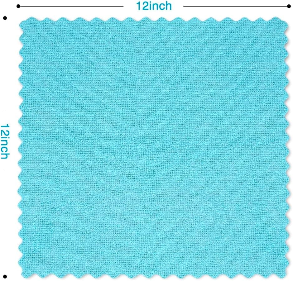 Orighty Paños de Limpieza de Microfibra, 24 paquetesAltamente absorbentes, sin pelusasMultiusos, potentes paños de Limpieza para el hogar, la Cocina y el Cuidado del Coche Multicolor 24 piezas — view 4