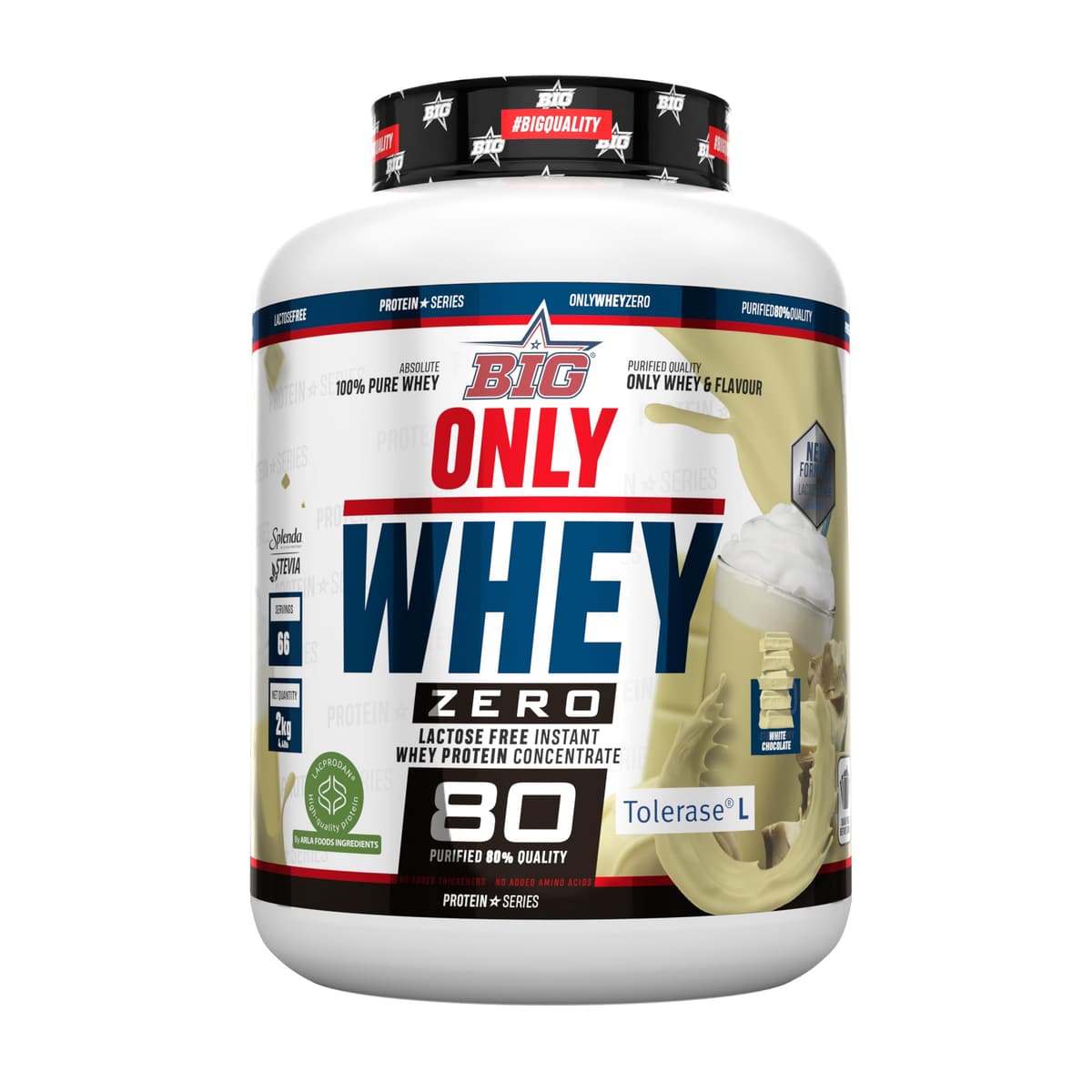 BIG - Proteinas Whey - Proteina en Polvo para Desarrollo de Masa Muscular y Recuperación - Materia Prima Premium - Whey Protein Sin Lactosa, Sin Azúcar, Sin Grumos (1Kg, Cacaolat) — view 26