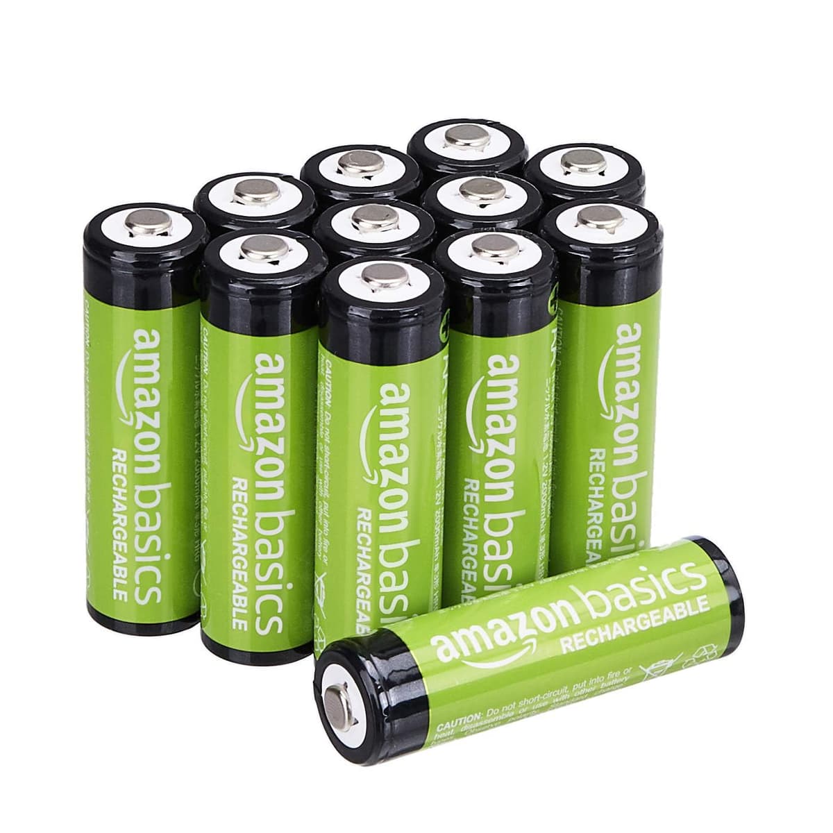 Amazon Basics 4-Pack Rechargeable AA NiMH Batteries, 2000 mAh, 1.2V, Recharge up to 1000x Times, Pre-Charged — view 9