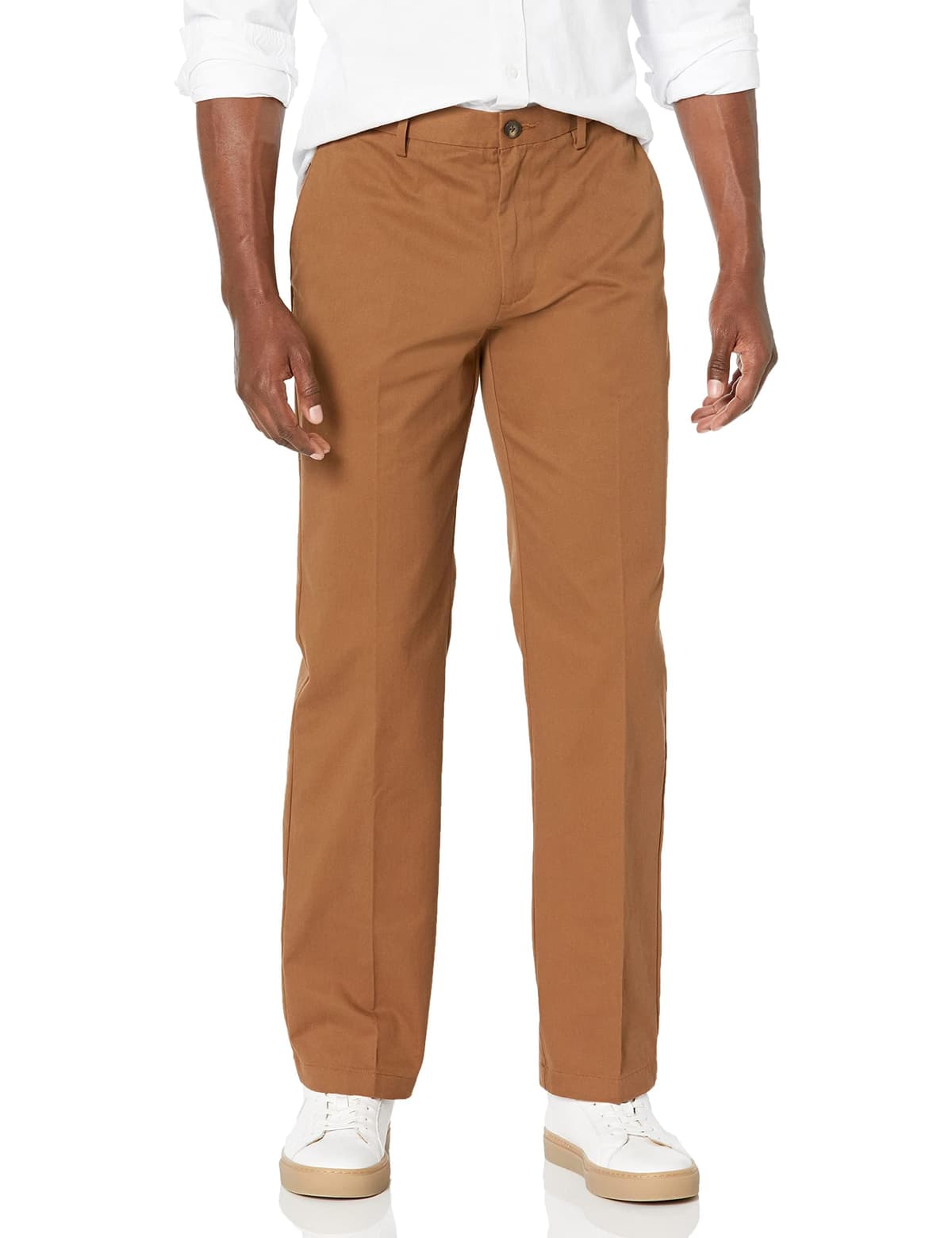 Amazon Essentials Men's Classic-Fit Wrinkle-Resistant Flat-Front Chino Trousers (Available in Big and Tall) — view 14