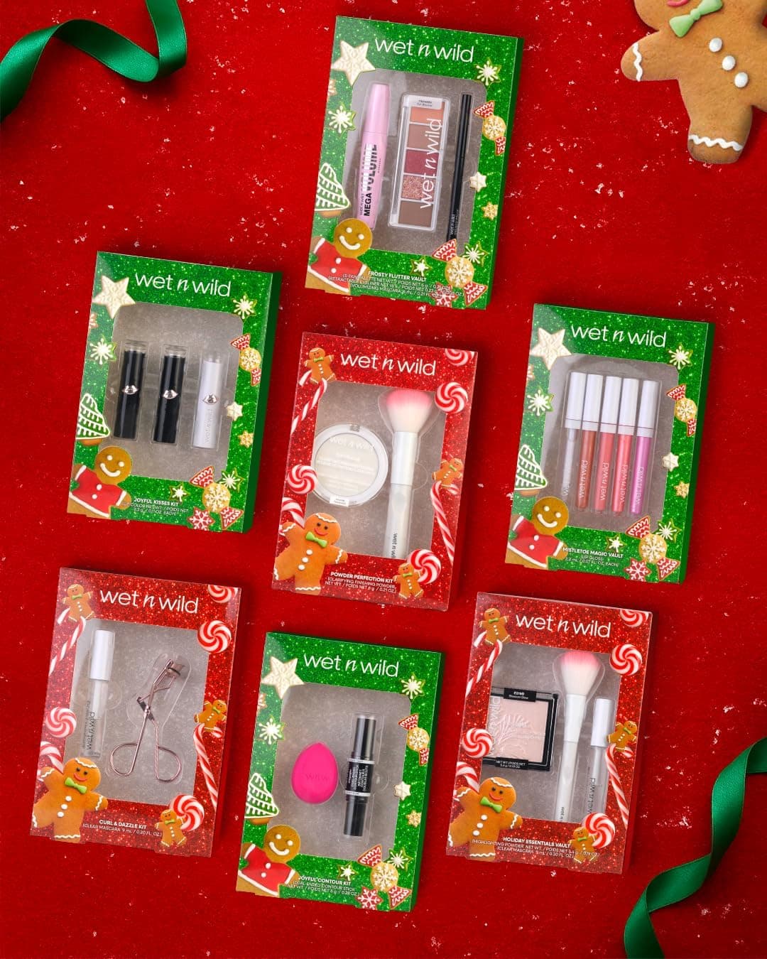 Wet n Wild Joyful Kisses Kit, Caja de Regalo de Maquillaje con 2 Labiales Mate y 1 Labial Cremoso Brillante de Larga Duración — view 3