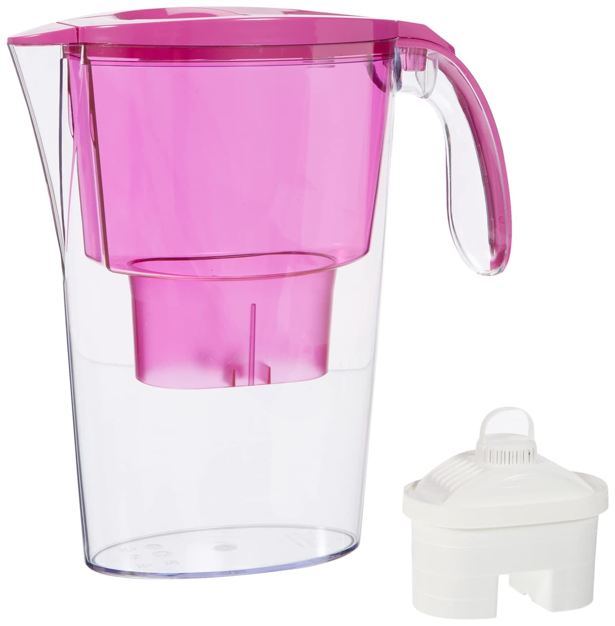 Jarra filtrante de agua LAICA Stream line (Edición en color) y 1 cartucho de filtro de agua Bi-Flux para 30 días - Tapa de llenado rápido, 2,3 L de capacidad total, 1,2 L de agua filtrada LAVANDA — view 9