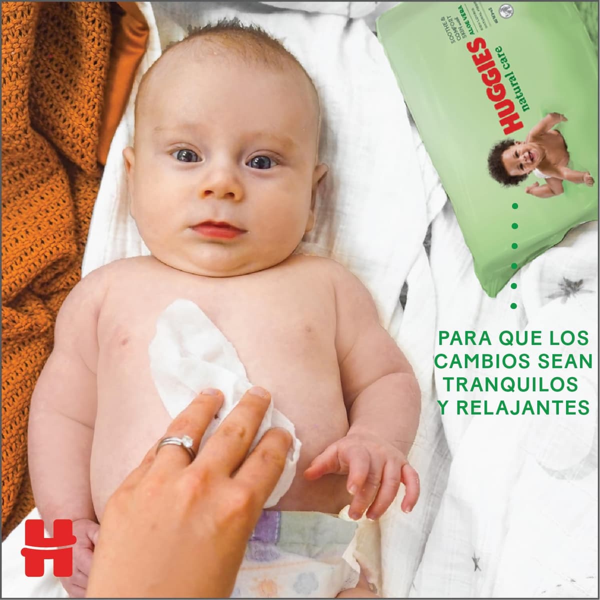 Huggies Natural Care Toallitas para Bebé, Aloe Vera, 10 Packs de 56, Total 560 Toallitas — view 5