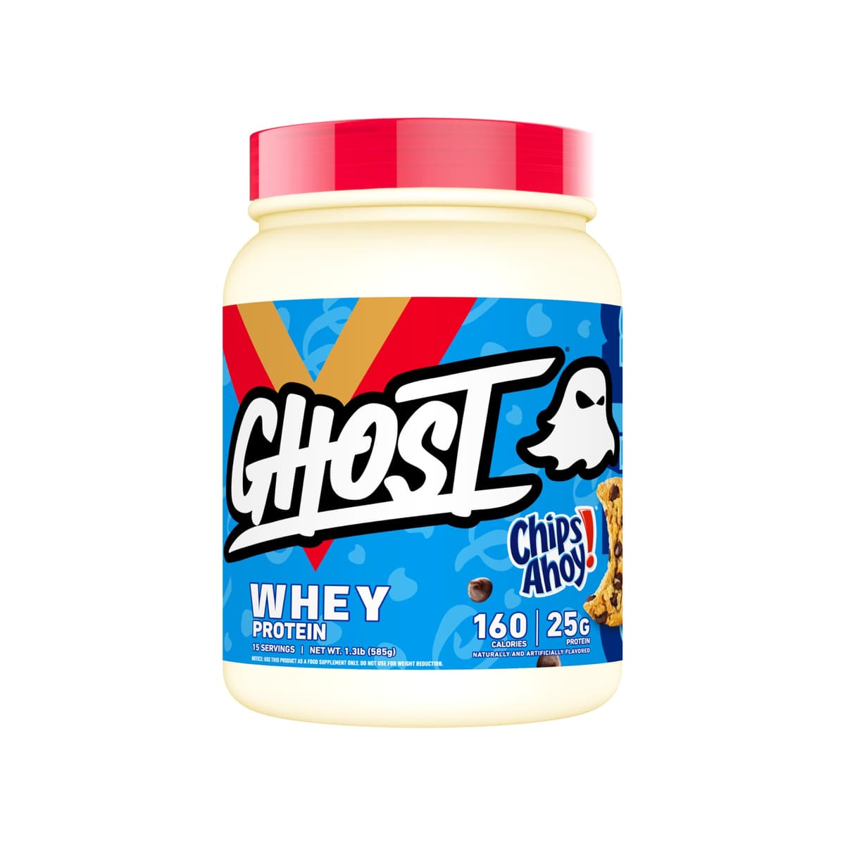 GHOST Whey Protein Powder, Nutter Butter - 2LB, 26G of Protein - Whey Protein Blend - ­Post Workout Fitness & Nutrition Shakes, Smoothies, Baking & Cooking - Cookie Pieces Inside — view 13