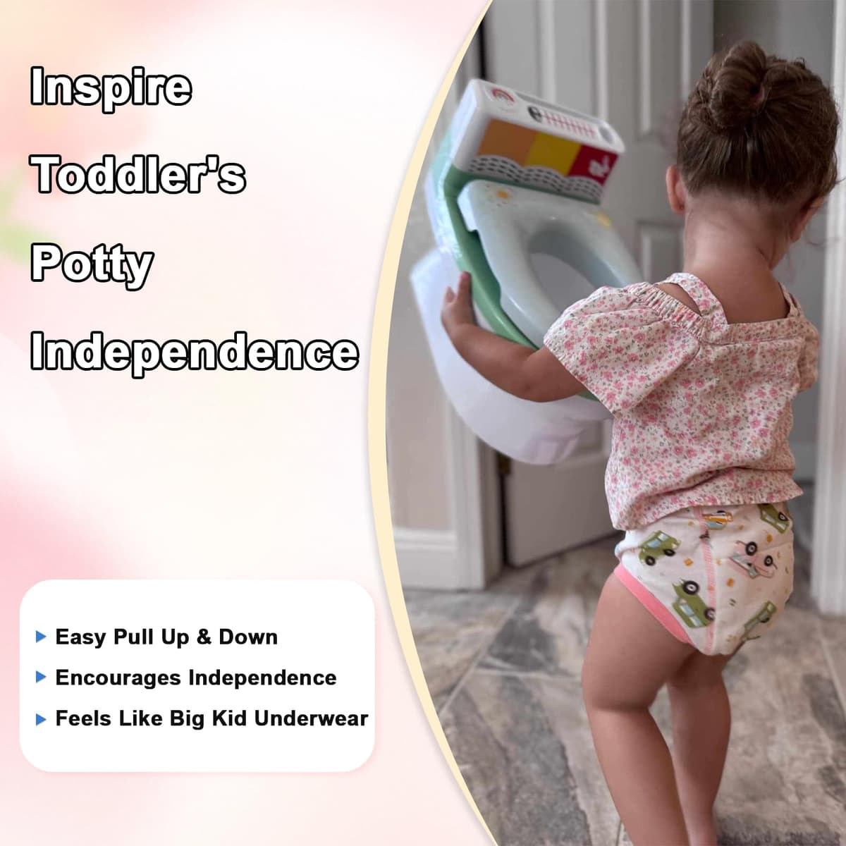 FLYISH DIRECT Calzoncillos de Entrenamiento, Braguitas de Aprendizaje Reutilizables para Niños, Ropa Interior Absorbente para el Aprendizaje del Uso del baño — view 5