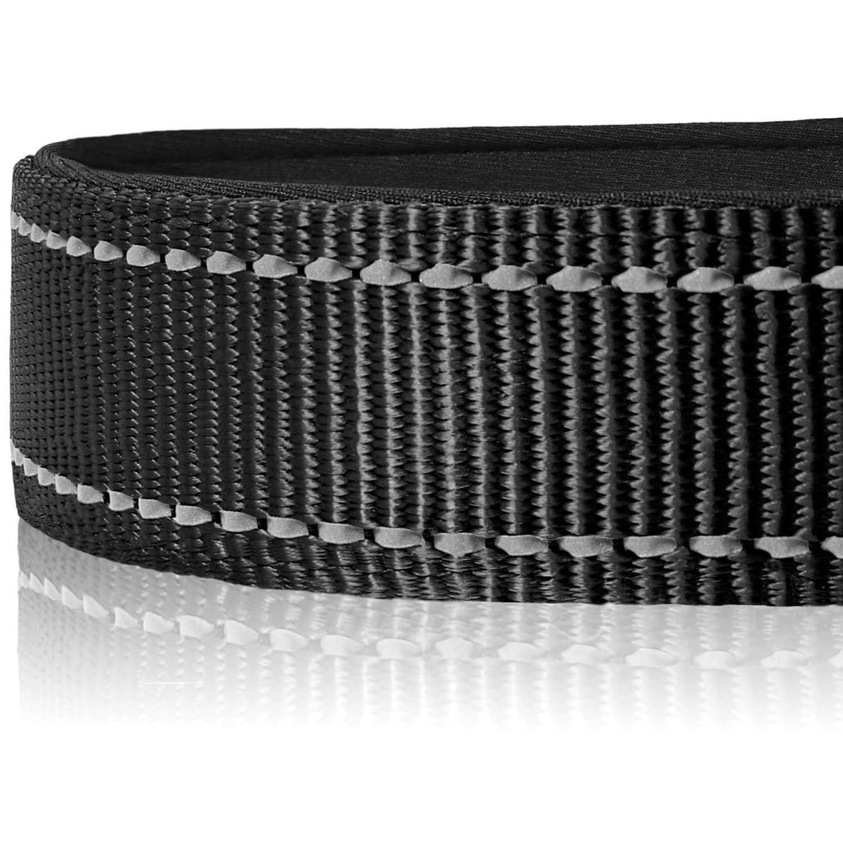 Joytale Reflective Dog Collar, Soft Neoprene Padded Breathable Nylon Pet Collar Adjustable for Extra Small and Puppy Dogs, XS, Black — view 4