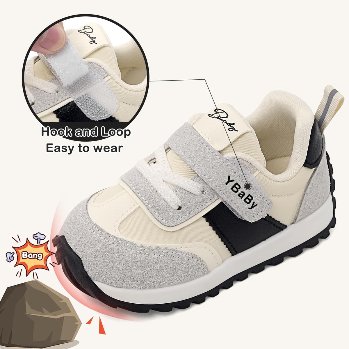 MK MATT KEELY Baby Boys Girls First Walking Shoes Toddlers Slip On Trainers Outdoor Pre Walker Shoes — view 5