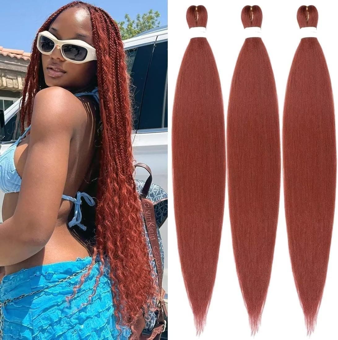 YDDM Capelli Per Treccine Africane Azul Extension Treccine Texture Yaki Easy Install per Principianti 26 Pollici 3 Pezzi Capelli Leggeri e Naturali per Box Braids, Twist e Crochet — view 17