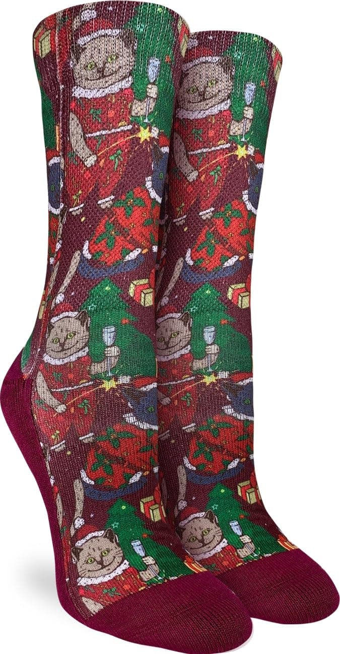 Good Luck Sock Women's Floral Dinosaurs Socks, Shoe Size 5-9 — view 2