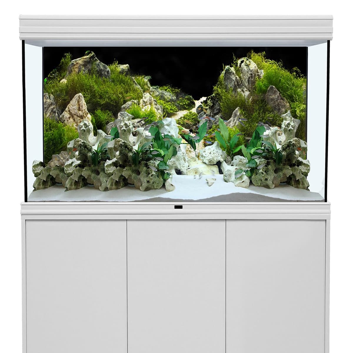 120x50cm Aquarium Background Rock 3D Rock Stones Grass Terrarium Background Decoration Reptile Tank Backgrounds — view 2