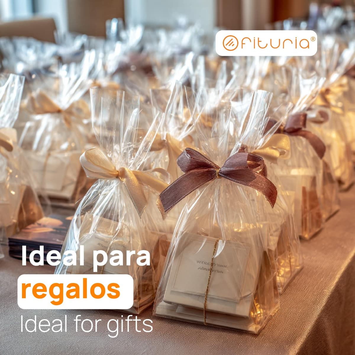 Ofituria Bolsas Celofán Transparente 10 x 15 cm, Bolsas Transparentes para Chuches y Regalos – Bolsas Plastico Transparente para Cumpleaños Infantiles, Galletas y Detalles, 1 Pack (100 Bolsas) — view 5