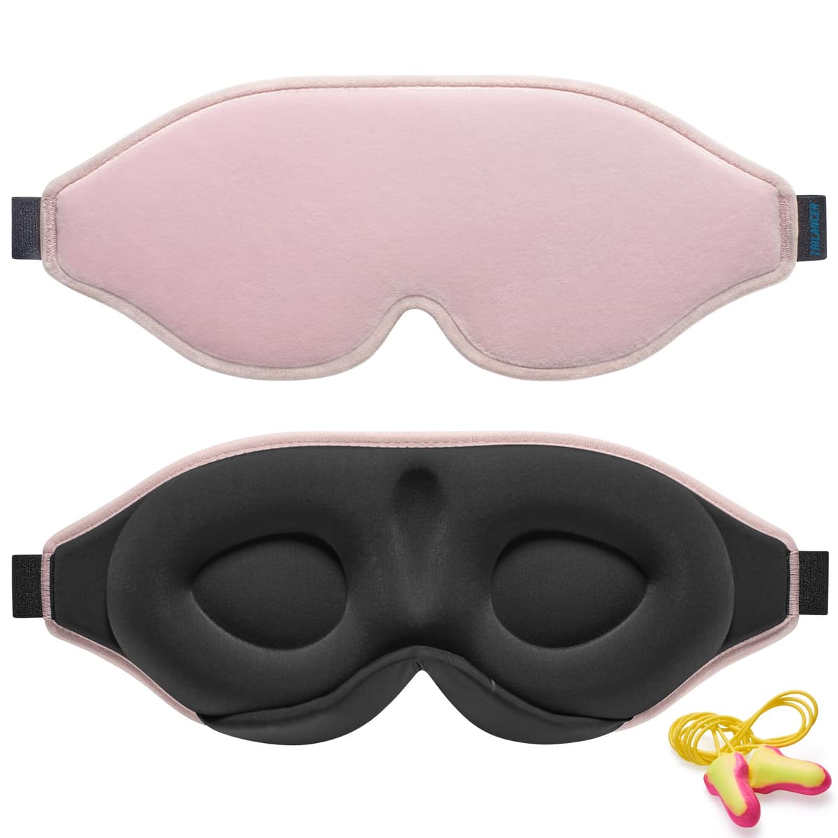 Antifaz para Dormir Innovador para Hombres y Mujeres, Máscara con Diseño que Bloquea la luz y la Claridad al 99.99%, para Dormir, Tomar una Siesta, Meditar, Descansar bien y Viajar（Azul） — view 16