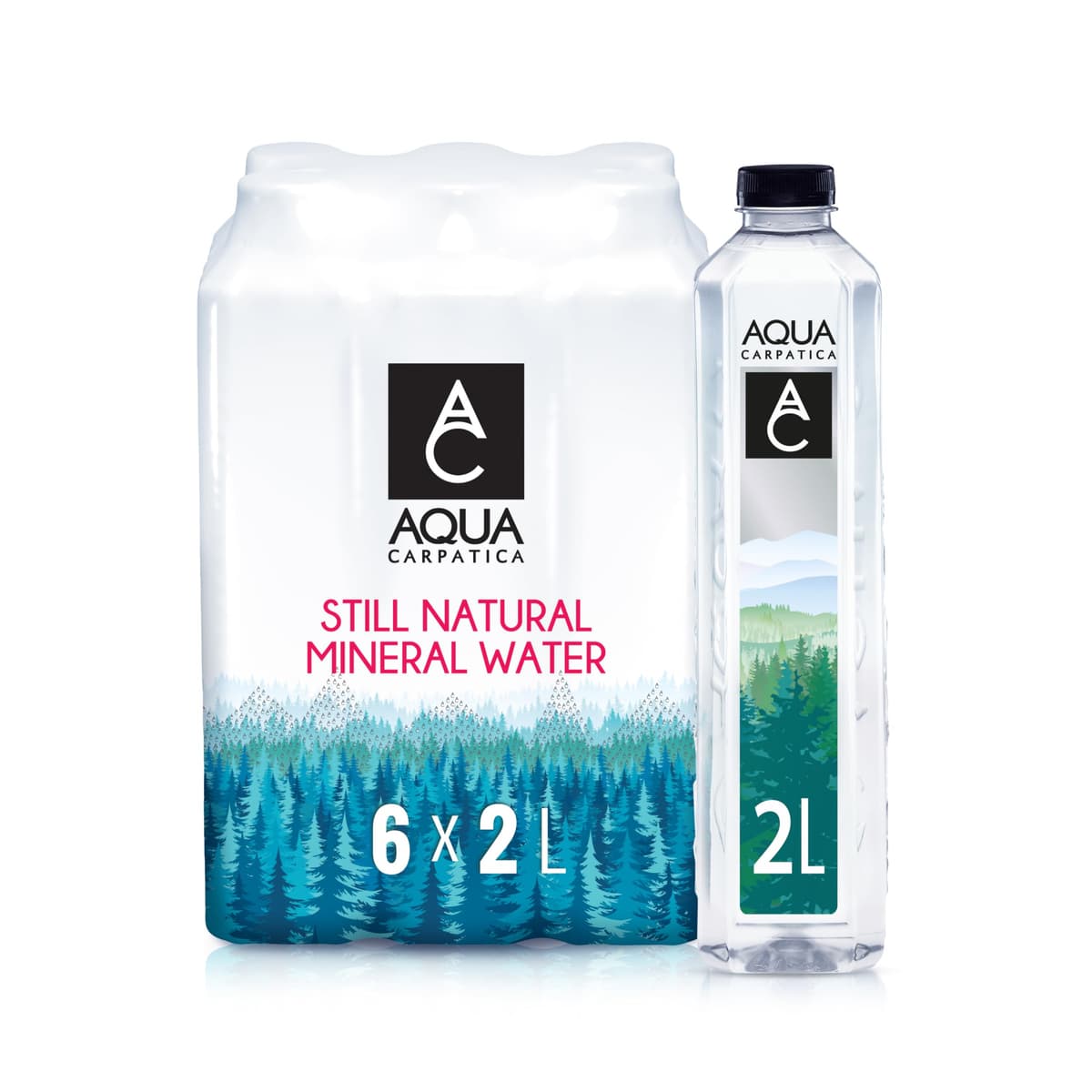 AQUA Carpatica Pure Natural Still Mineral Water, Virtually Nitrate Free, Low Sodium, Naturally Alkaline, Natural Electrolytes, Premium Multipack 100% Recyclable, 500 ml (Pack of 6) — view 17
