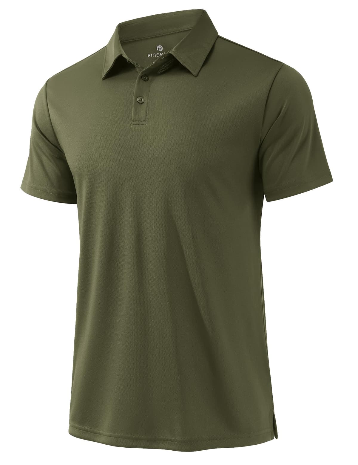 PINSPARK Mens Golf Shirt 3 Buttons Quick Dry Polo Shirts for Men Short Sleeve Casual Stylish Collared Polo Shirts — view 11