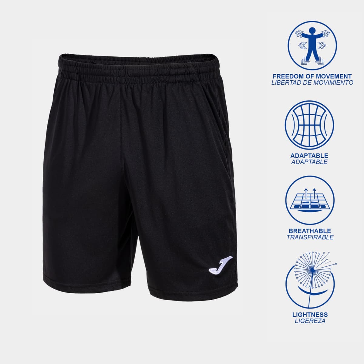 Joma - Short Deportivo Hombre , 6XS - 3XL - Bolsillos y Cintura Elástica con Cordón - Drive — view 2