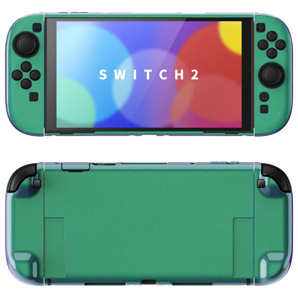 PlayVital Funda Protectora para Nintendo Switch 2 (2025) - Carcasa Rígida Dockable con Soporte Plegable y Tapas para Joysticks, Protector para Switch 2 - Color Sólido Serie (Amarillo Antiguo) — view 15