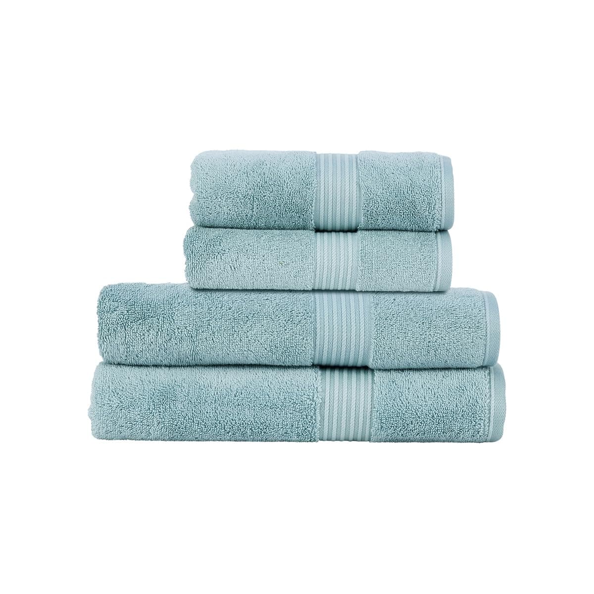 Christy Supreme Hygro 2 Hand Towels Set | Mineral Blue | 100% Luxury Supima Cotton | Ultra Soft | Super Absorbent | 650GSM | Plush and Long Lasting — view 49