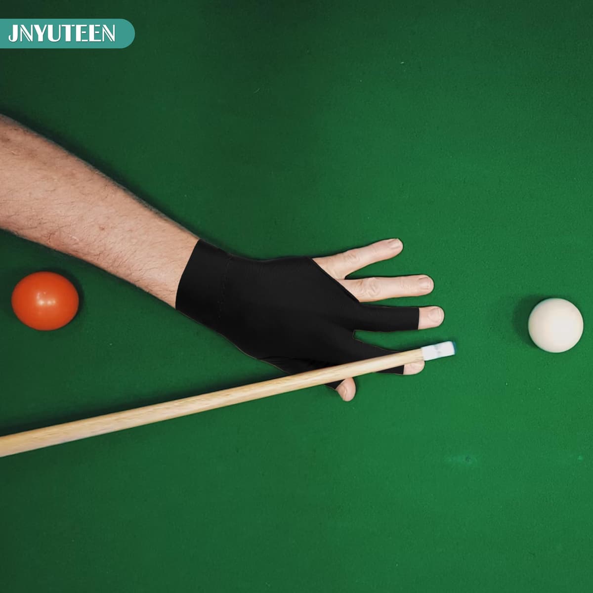 6 Pieza Guantes de Billar, Guantes de Snooker con 3 Dedos, Guante De Billar Snooker Guante de Tres Dedos Snookers para Accesorio de Snookers Carrom — view 4